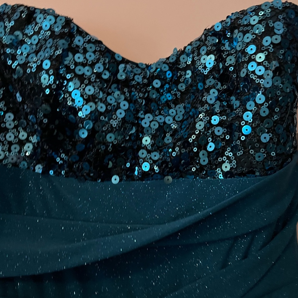 Ruby Rox Strapless Dress with Sequins - Picture 2 of 6